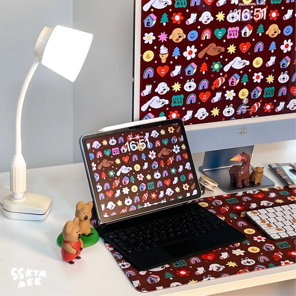 Big desk mat แผ่นปูโต๊ะ รองเม้าส์ 30x80 cm. ไซส์ใหญ่ *ไม่มี Wallpaper* - Image 8