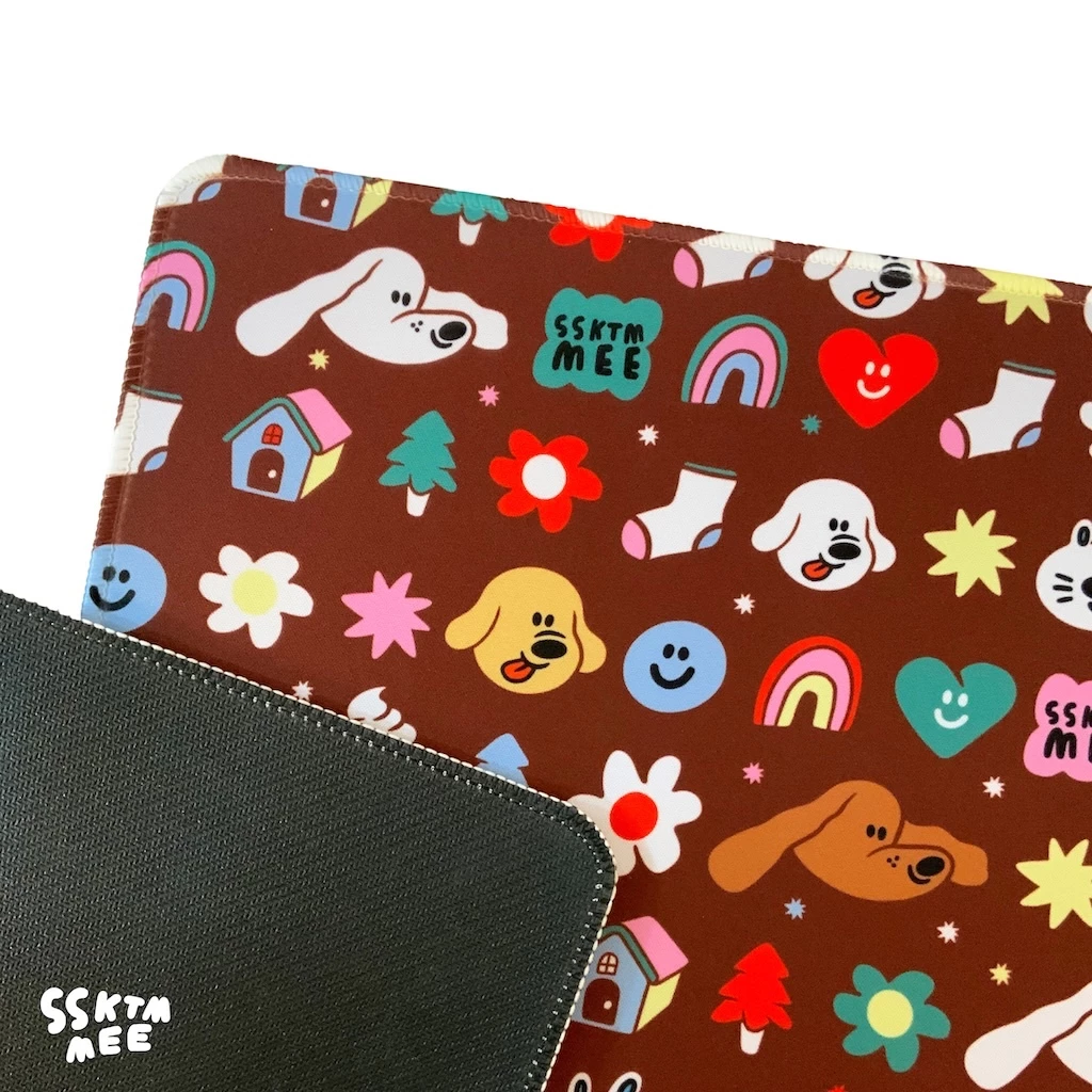 Big desk mat แผ่นปูโต๊ะ รองเม้าส์ 30x80 cm. ไซส์ใหญ่ *ไม่มี Wallpaper* - Image 2